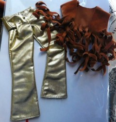 1971 1159 VINTAGE LIVE ACTION KEN BROWN FRINGED VEST SOLO